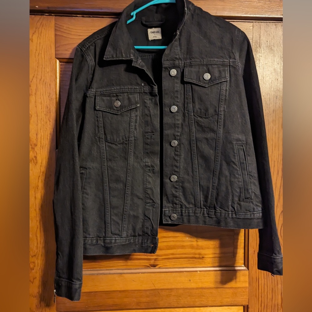Gap black jean jacket